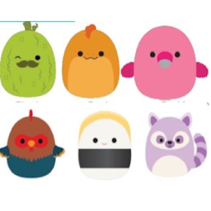 SQMM - Pack de 6 peluches