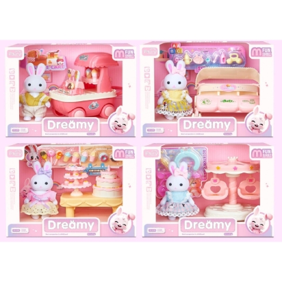 Coffret Jeu Figurines Lapin & Access.