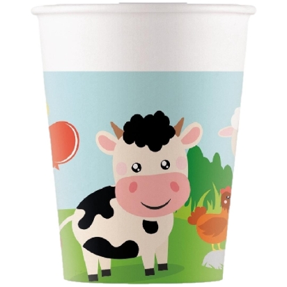 FARM 8 Gobelets papier 200ml