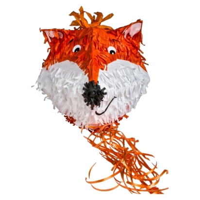 Pinata à ficelles Renard & Marmotte en p