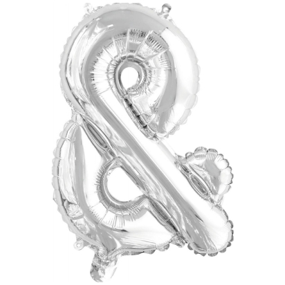 Ballon Foil Mini & Argent N16 Paquet 34