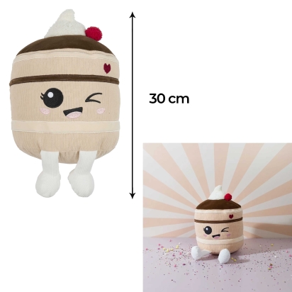 peluche gateau choco h30cm kawaii