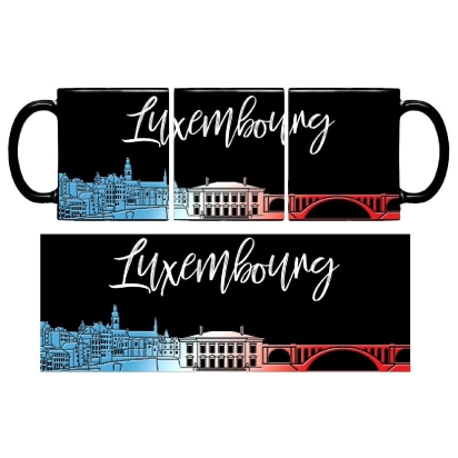 Tasse Luxembourg Dessin Skyline
