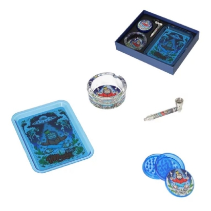 Kit fumeurs Monkey King Bleu