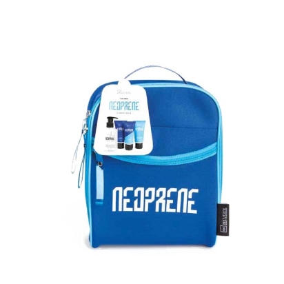 Set Neoprene Blue 4 pièces Rasage
