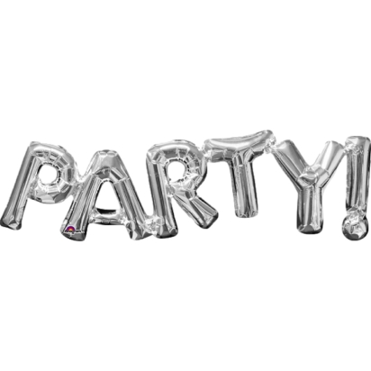 Ballon Foil Supershape Phrase "Party" Ar