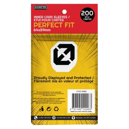 SLEEVES PERFECT FIT TCG EVORETRO