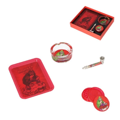 Kit fumeurs Monkey King Rouge