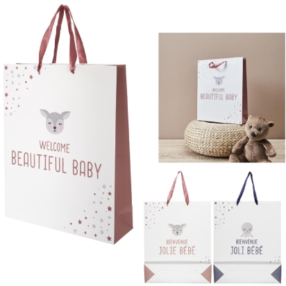 Sac Cadeau Naissance 27X8X32Cm