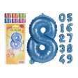 Ballon Alu 35Cm 10Ass Chiffre