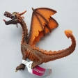 Dragon assis orange