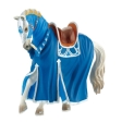 Cheval de tournoi bleu