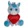 Peluche licorne love 16x11cm