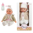 Poupée bébé hiver et biberon