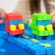 Cubes FIDLBITZ Sac Bleu, Rouge, Vert