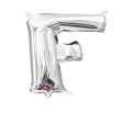 Ballon Foil Minishape Lettre "F" Argent