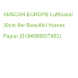 8 Soufflets Beaux Chevaux Plastique / Pa
