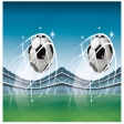 Soccer Fans Nappe en plastique 120x180cm