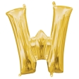 Ballon Foil Minishape Lettre "W" Or A05