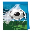 Soccer Fans Sacs de fête en papier FSC