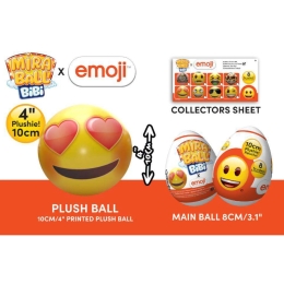 Miraball Bibi Emoji 10 cm en display de