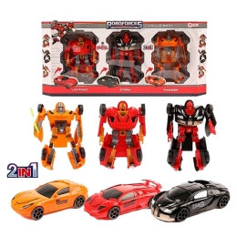 Set de 3 Roboforces transformable