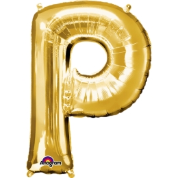 Ballon Foil Minishape Lettre "P" Or A05