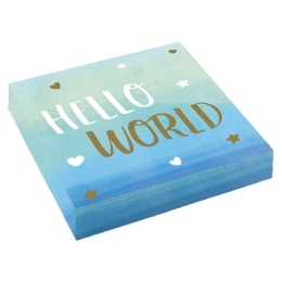 16 Serviettes Oh Baby Boy 33 X 33 Cm