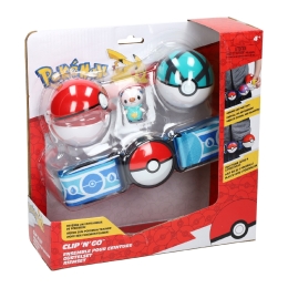PKM - Clip 'N' Go Poke Ball Belt Set Mou