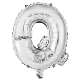 Ballon Foil Mini Lettre Q Argent N16